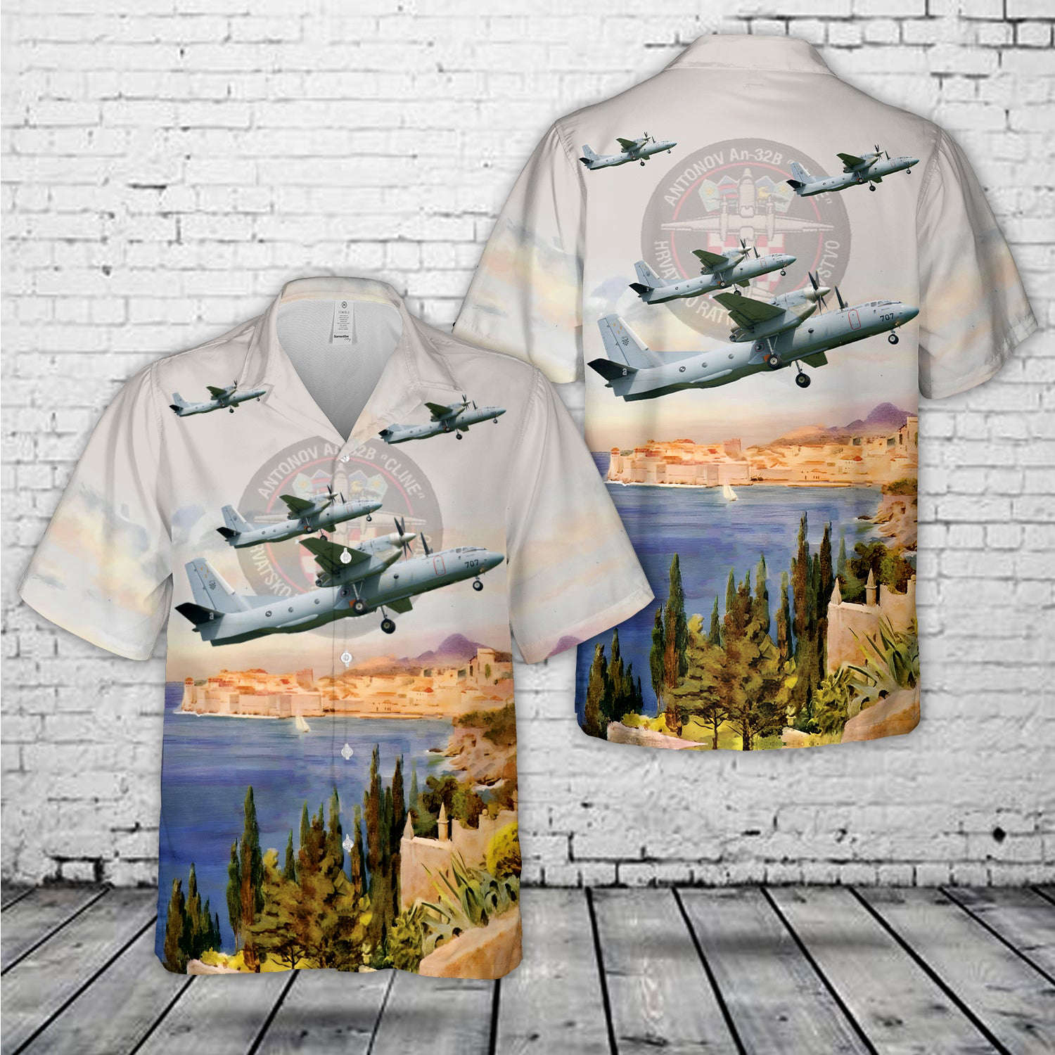 Croatian Air Force An-32B transport aircraft Hawaiian Shirt Gift for Men Dad Father Gift for Men Dad Father