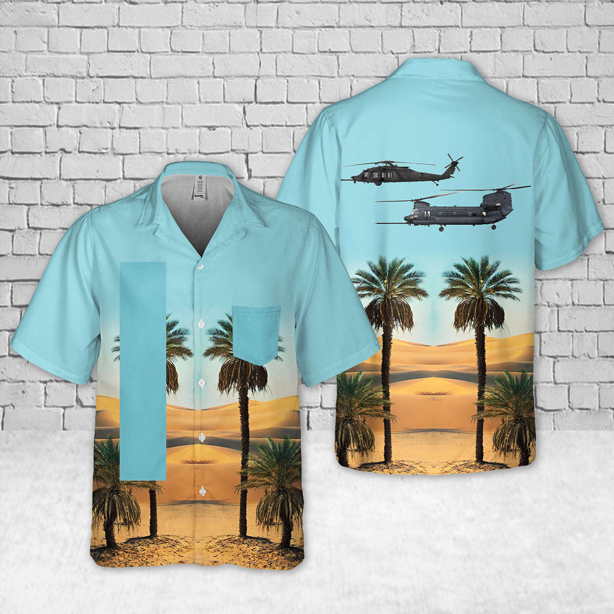 Custom Name US Army 160th SOAR (A) Pocket Hawaiian Shirt Gift for Men Dad Father Gift for Men Dad Father