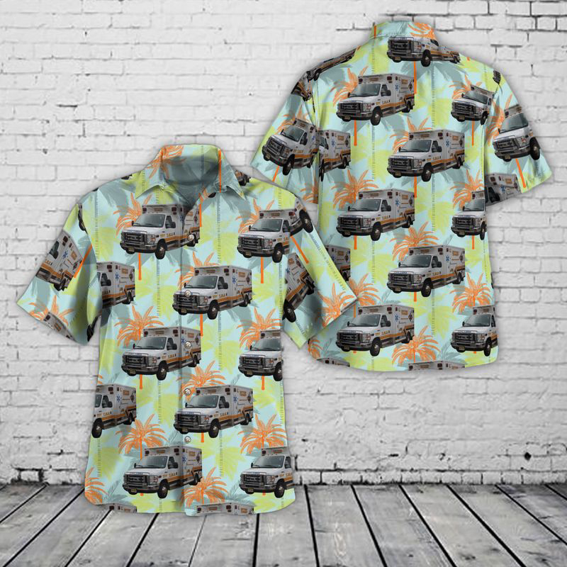 Deptford, New Jersey, Deptford Township EMS Hawaiian Shirt Gift for Men Dad Father Gift for Men Dad Father