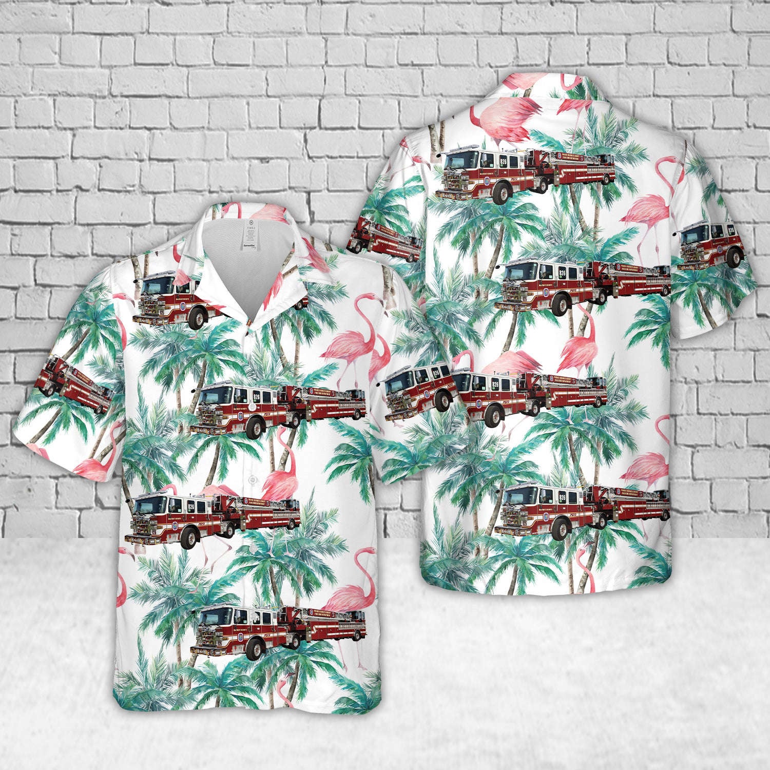 District Heights, Maryland, District Heights Career Fire Station 26 Hawaiian Shirt Gift for Men Dad Father Gift for Men Dad Father