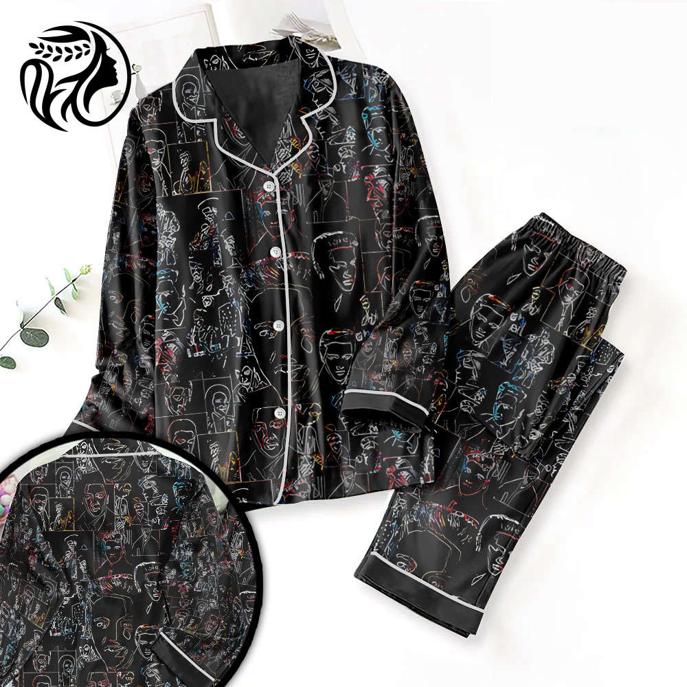 Elvis Presley Button Down Pajamas Set –  GNE 1380