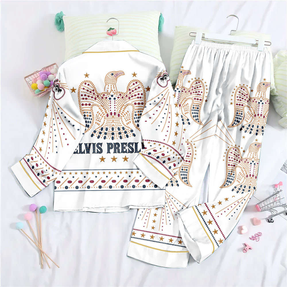 Elvis Presley Button Down Pajamas Set – NGHIAVT 0596