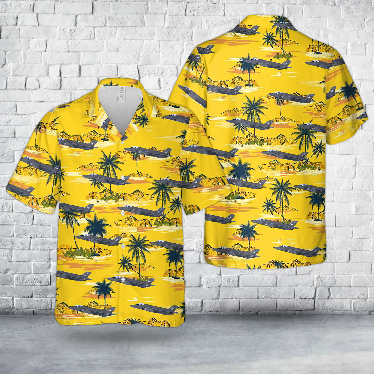 Finnish Air Force F-35 Lightning II Hawaiian Shirt Gift for Men Dad Father Gift for Men Dad Father