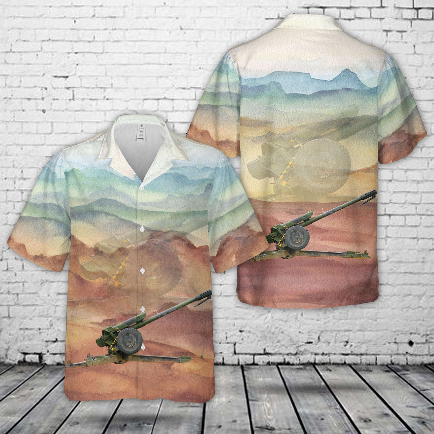 Finnish Army 122 H 63 Howitzer Hawaiian Shirt Gift for Men Dad Father Gift for Men Dad Father
