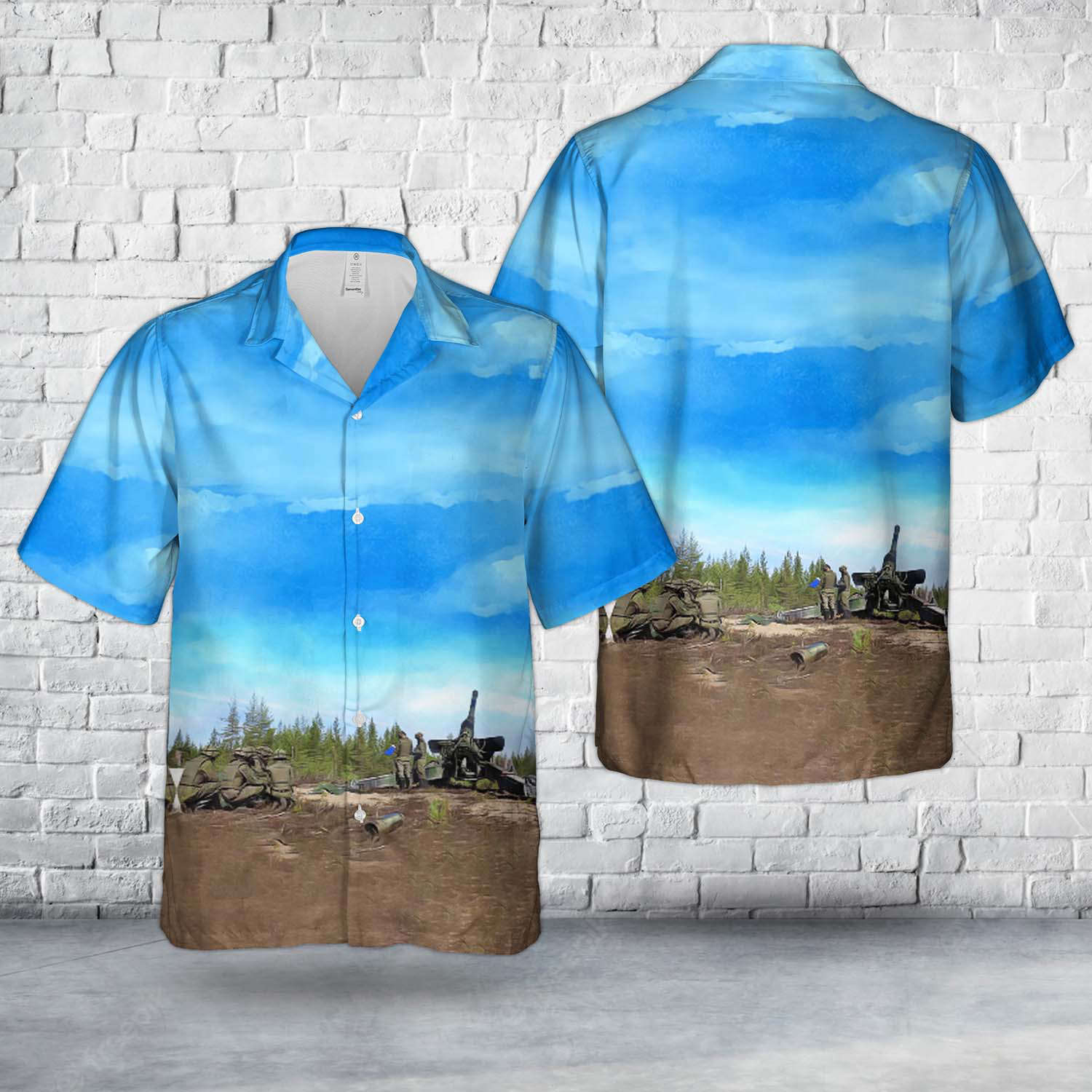 Finnish Army 152 K 89 Hawaiian Shirt Gift for Men Dad Father Gift for Men Dad Father