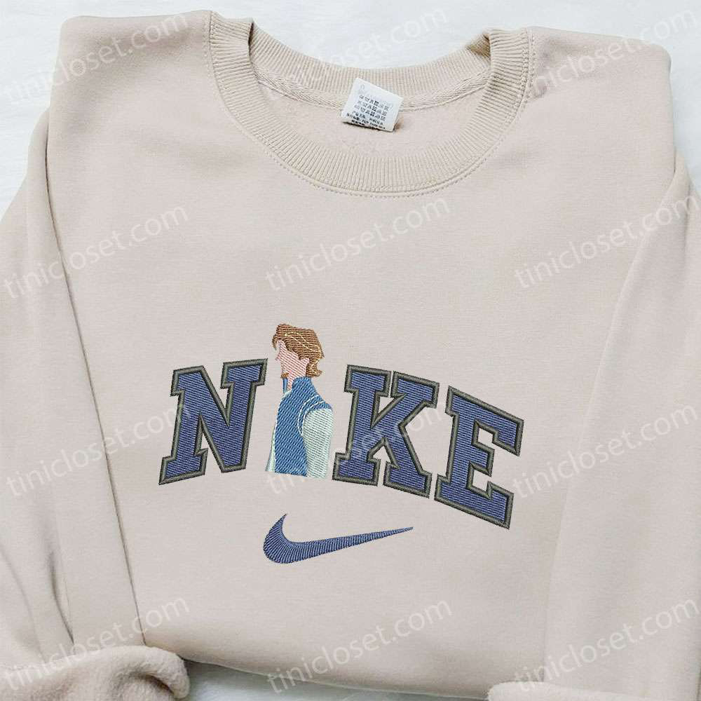 Flynn Rider x Nike Cartoon Hoodie Tangled & Nike Inspired Embroidered Shirts