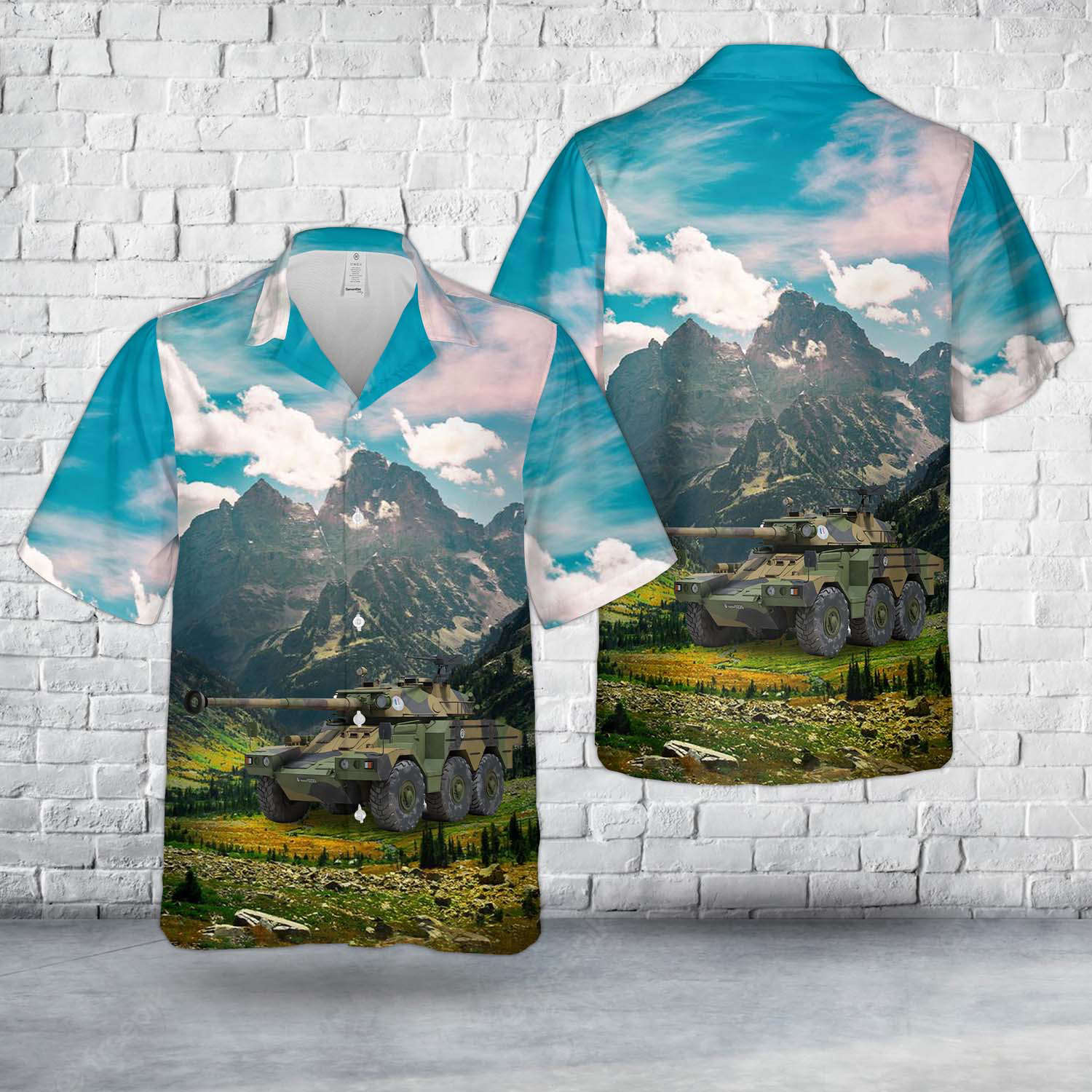 French Army Panhard ERC-90 Sagaie Hawaiian Shirt Gift for Men Dad Father Gift for Men Dad Father