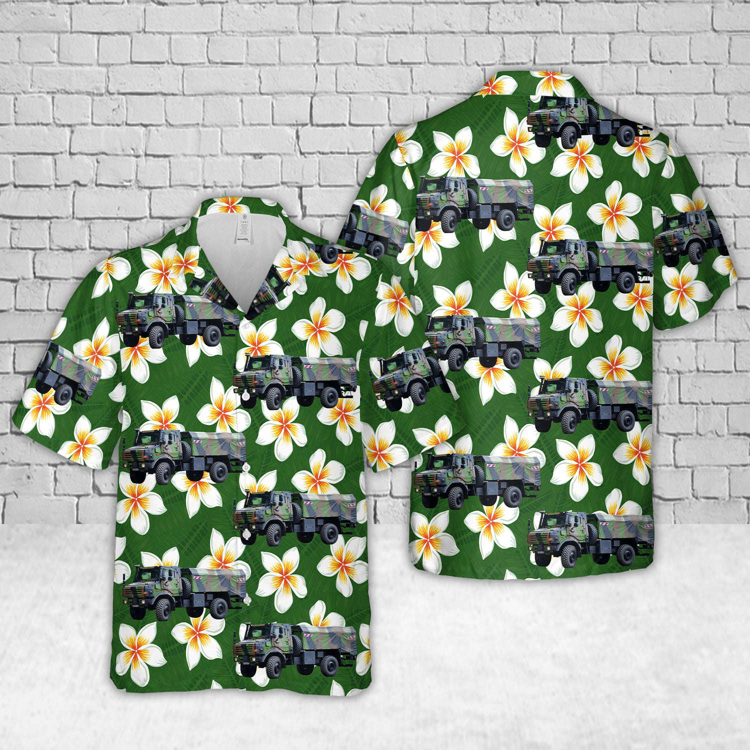 French Army Unimog Hawaiian Shirt Gift for Men Dad Father Gift for Men Dad Father