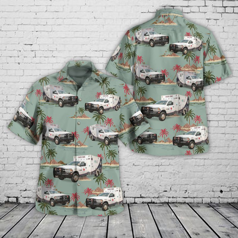 Gatesville, Texas, Coryell Memorial Healthcare System EMS Hawaiian Shirt Gift for Men Dad Father Gift for Men Dad Father