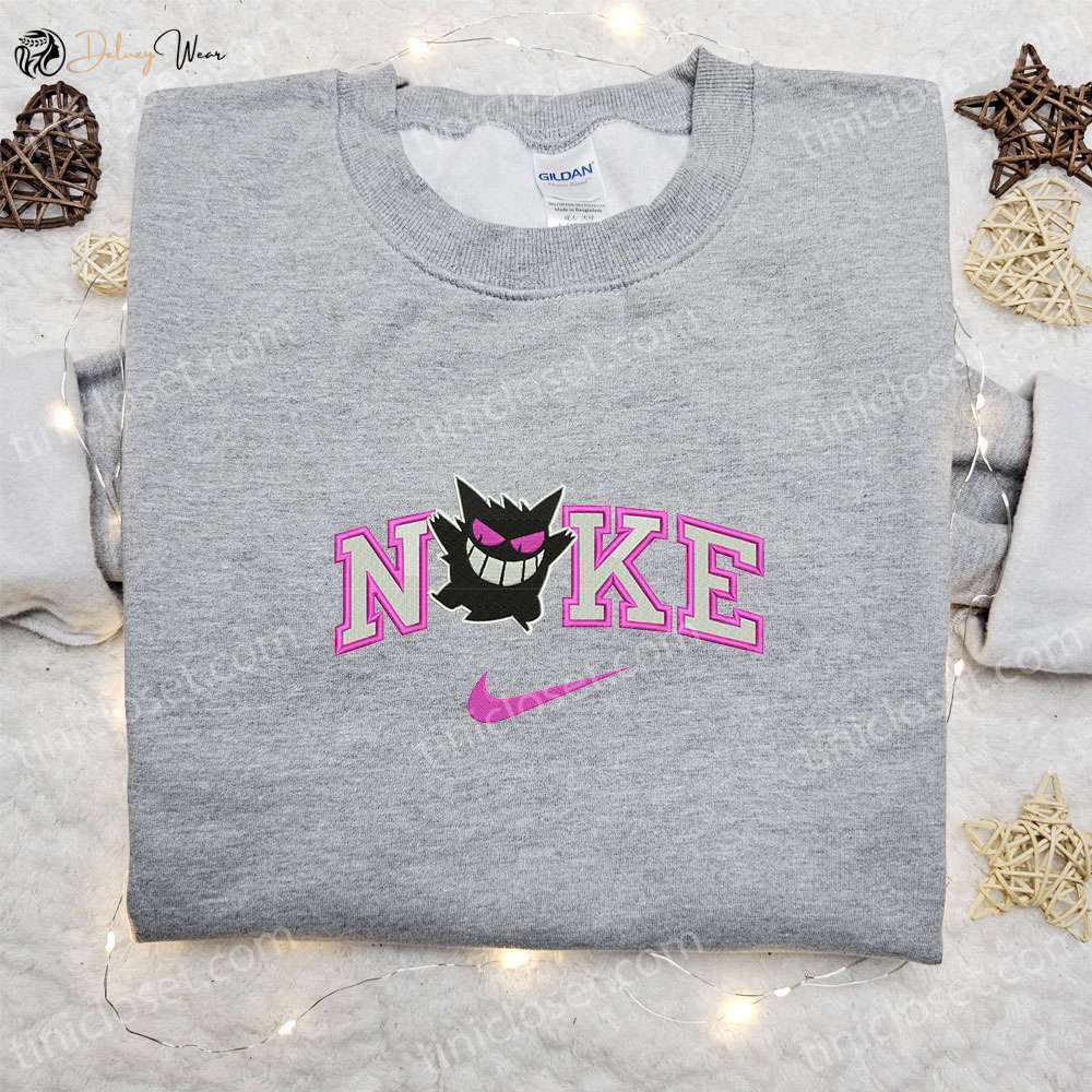 Gengar x Nike Embroidered Shirt: Pokemon-Inspired Nike Apparel