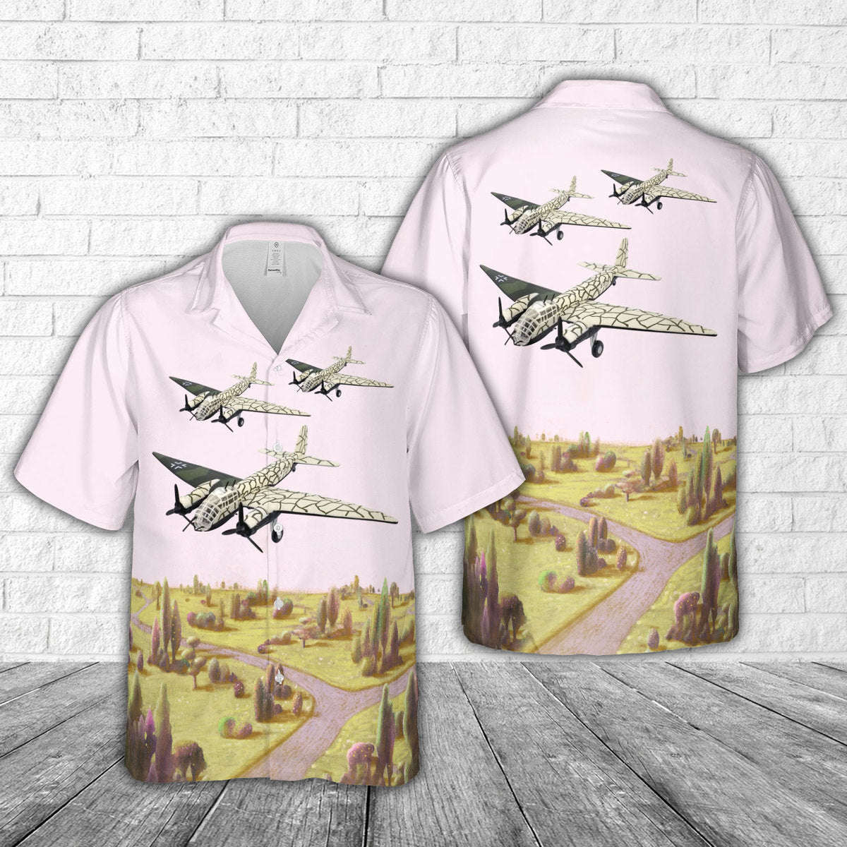 German Air Force Luftwaffe Junkers Ju-188 Bomber Hawaiian Shirt Gift for Men Dad Father Gift for Men Dad Father