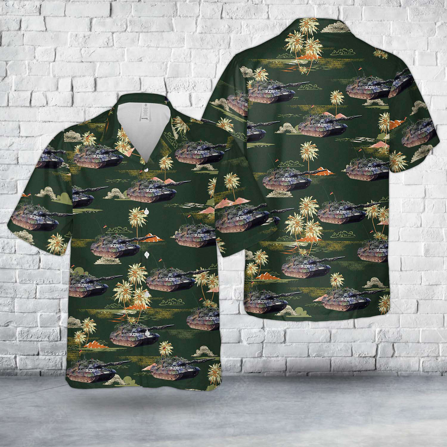 German Army Leopard 1A5 Hawaiian Shirt Gift for Men Dad Father Gift for Men Dad Father