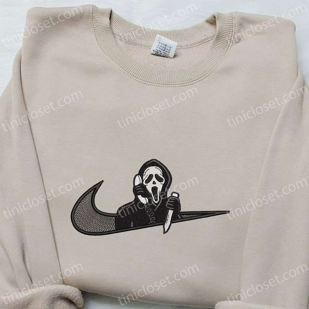 Ghostface x Nike Swoosh Hoodie & Shirt: Best Halloween Gift Ideas