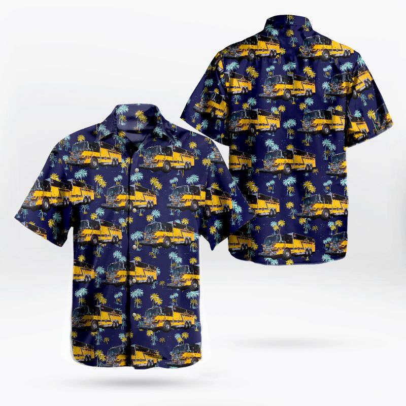 Glenn Dale Volunteer Fire Department, Maryland Hawaiian Shirt Gift for Men Dad Father Gift for Men Dad Father