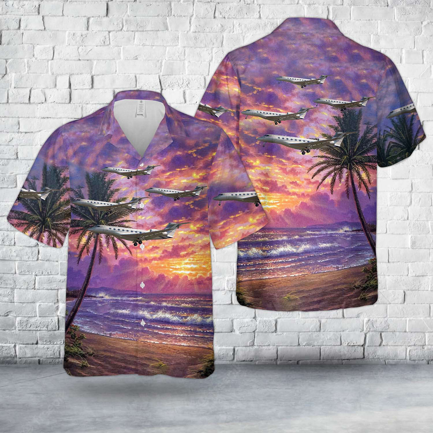 Gulfstream G650ER Hawaiian Shirt Gift for Men Dad Father Gift for Men Dad Father