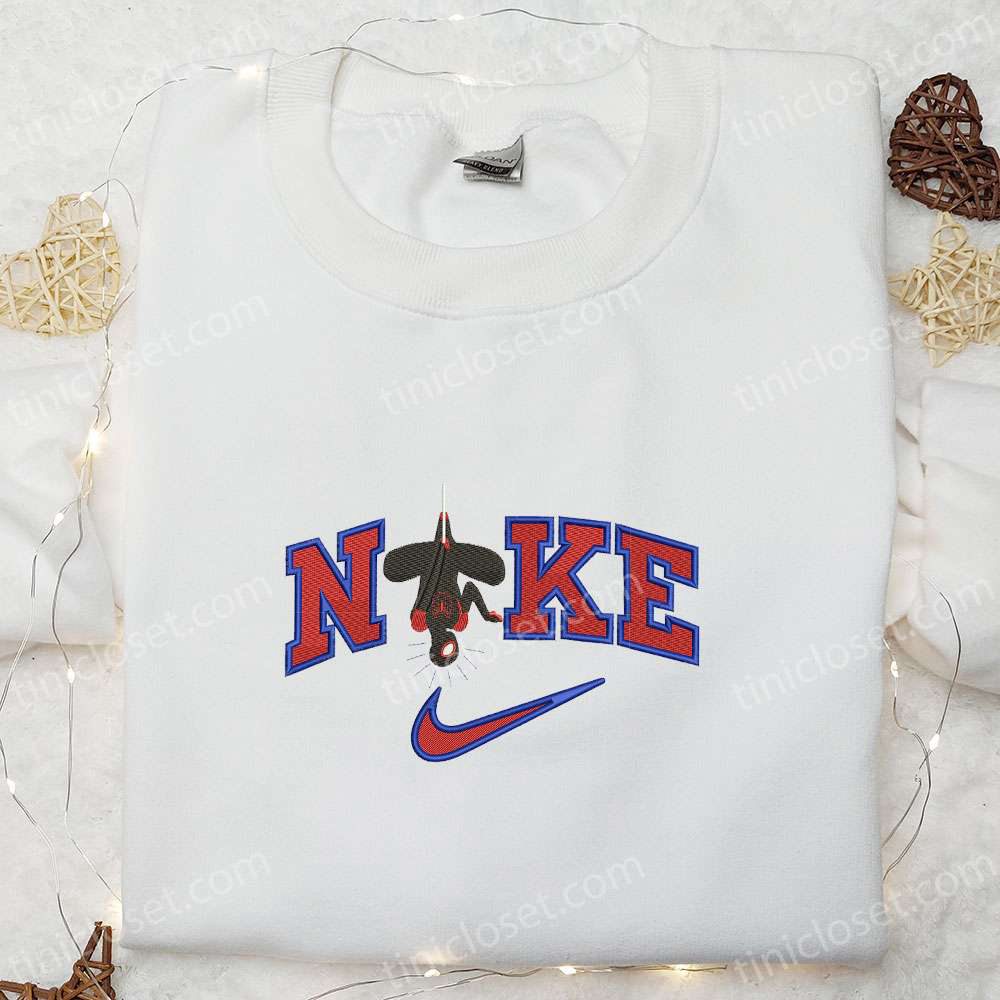 Gwen x Nike Movie Embroidered Sweatshirt Marvel Cinematic Universe Shirt Best Gift Ideas for Family