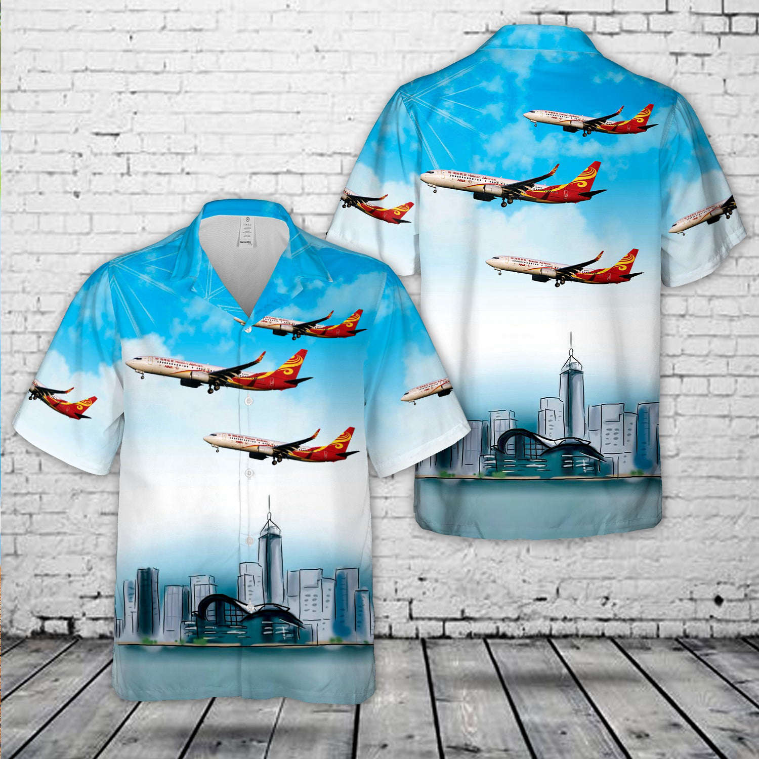 Hainan Airlines Boeing 737-800 Hawaiian Shirt Gift for Men Dad Father Gift for Men Dad Father