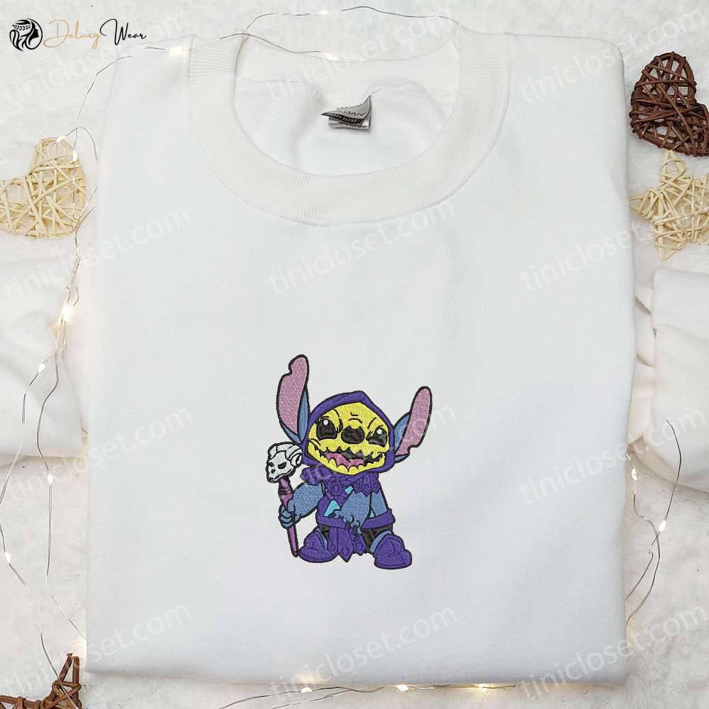 Halloween Stitch Cosplay Embroidered Sweatshirt – Disney Shirt Funny T-shirt