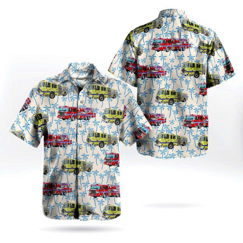 Hartsdale Fire Department, New York Hawaiian Shirt Gift for Men Dad Father Gift for Men Dad Father
