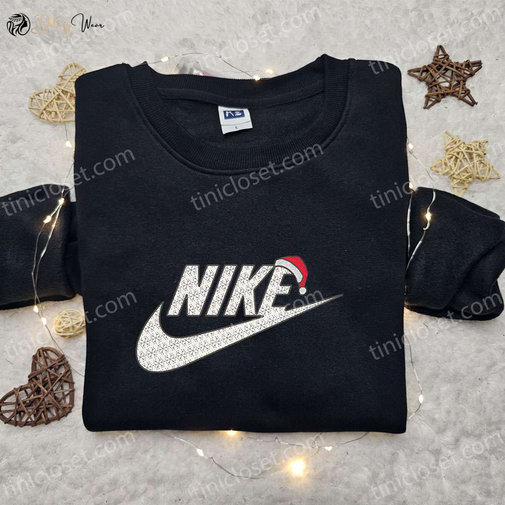 Unique Hat Xmas x Nike Embroidered Shirt & Hoodie: Best Christmas Gift Ideas