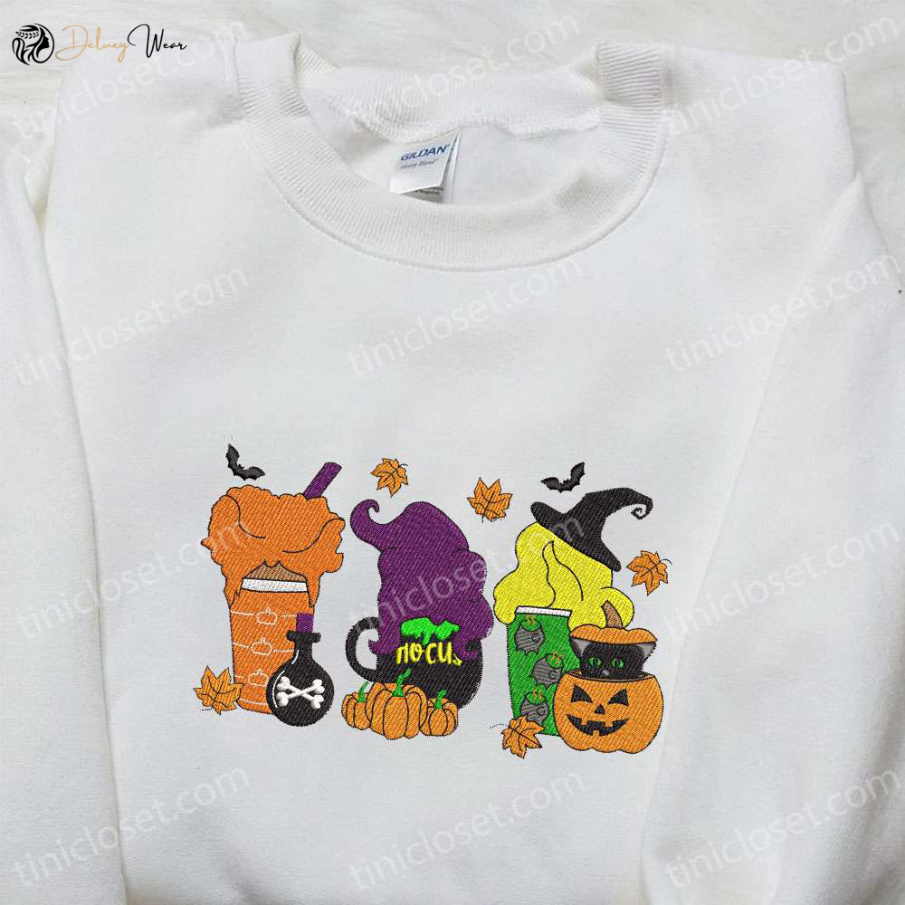 Spooky Hocus Pocus Fall Coffee Shirt & Halloween Sweatshirt: Best Gifts for Halloween Lovers