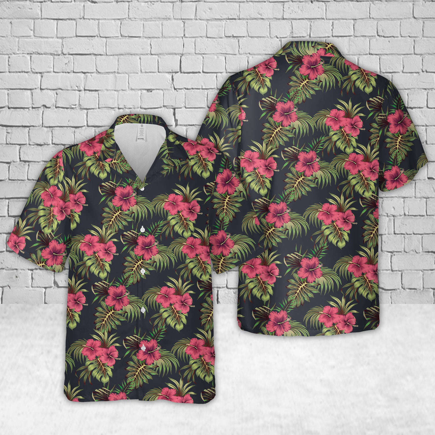Hot Summer Tropical Seamless Pattern Hawaiian Shirt Gift for Men Dad Father Gift for Men Dad Father