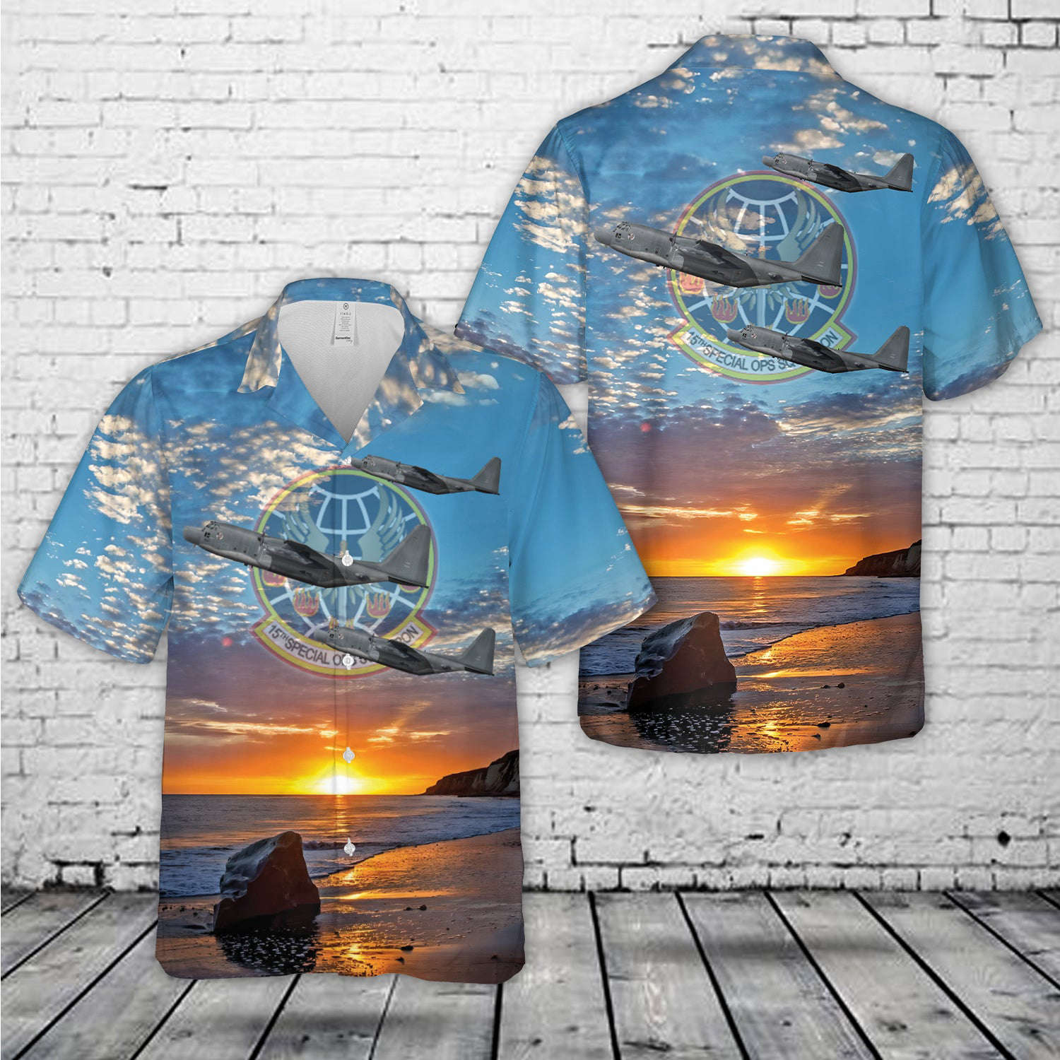 Hurlburt Field, Florida, US Air Force 88-0264 MC-130H Combat Talon II Hawaiian Shirt Gift for Men Dad Father Gift for Men Dad Father