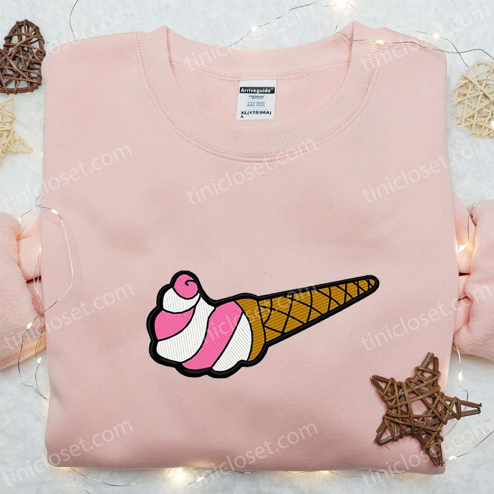Ice Cream x Nike Swoosh Embroidered Shirt – Favorite Food Inspired