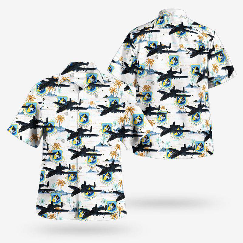 Indiana Air National Guard 122nd Fighter Wing A-10 Thunderbolt II Blacksnake Hawaiian Shirt Gift for Men Dad Father Gift for Men Dad Father