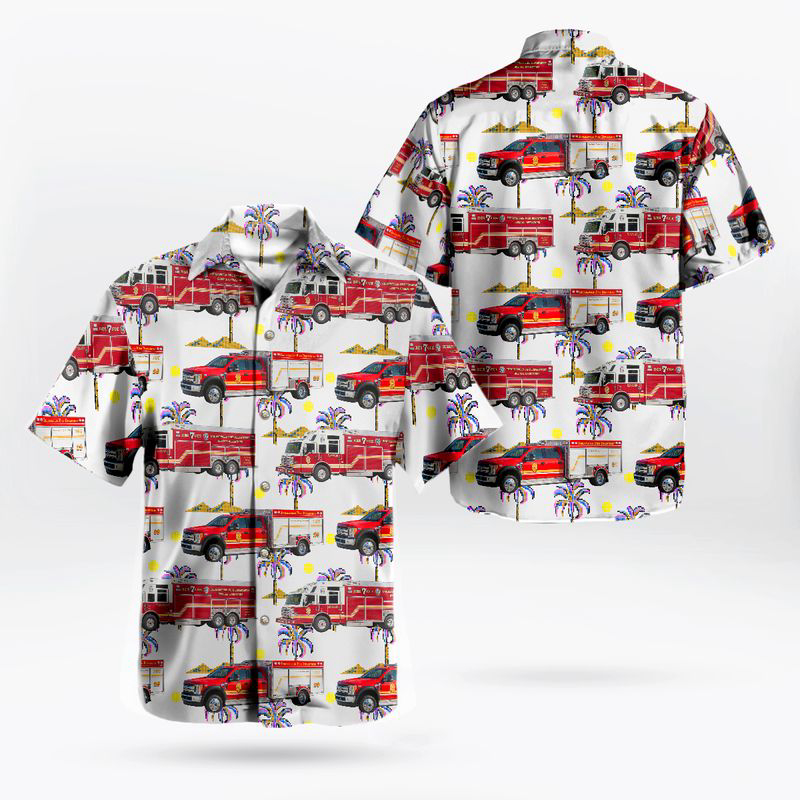 Indianapolis Fire Department, Indiana Hawaiian Shirt Gift for Men Dad Father Gift for Men Dad Father