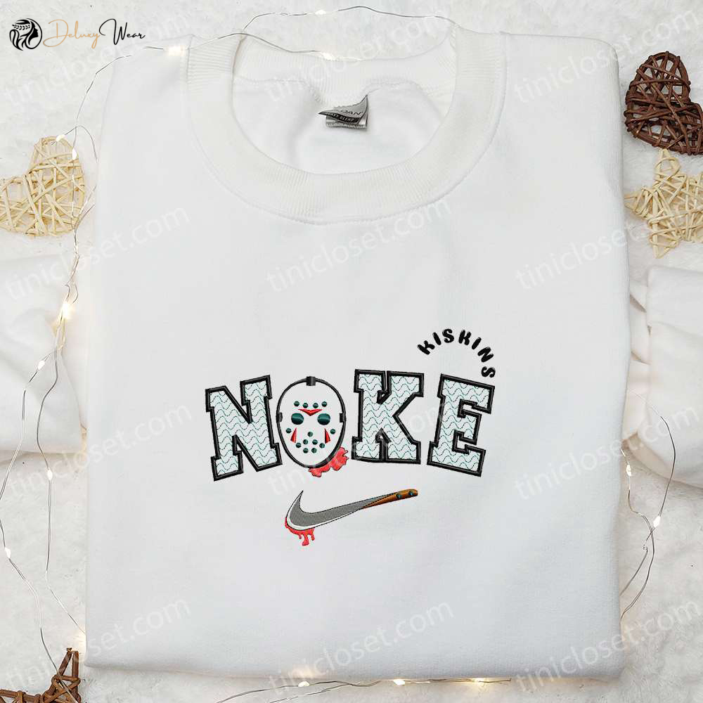 Jason Voorhees x Nike Embroidered Hoodie & Shirt: Best Halloween Gift Ideas