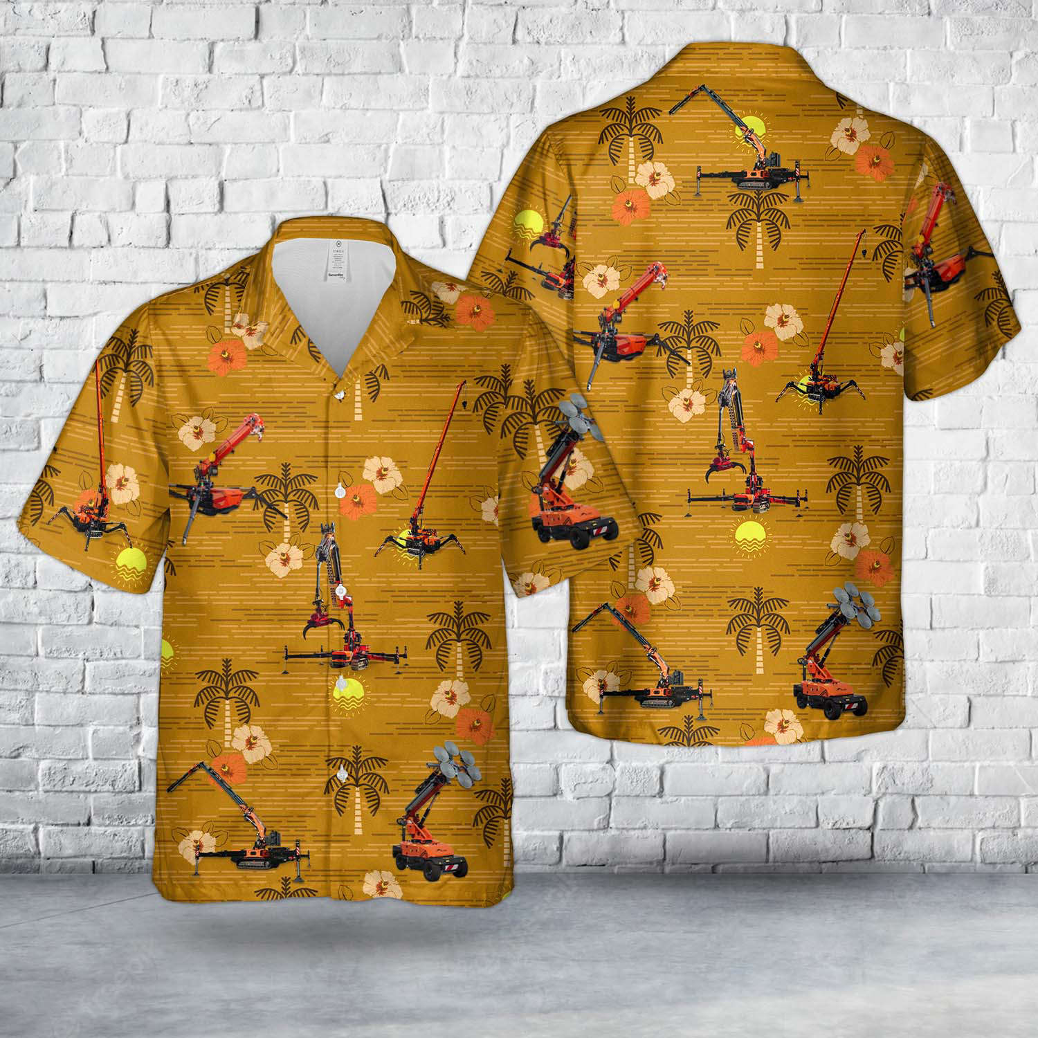 Jekko Cranes Hawaiian Shirt Gift for Men Dad Father Gift for Men Dad Father