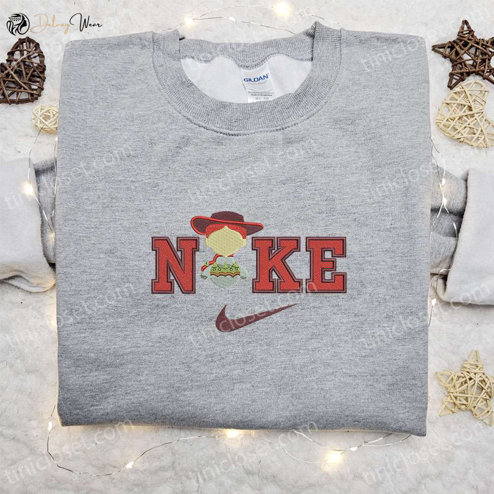 Jessi x Nike Cartoon & Toy Story Embroidered Shirts: Nike-inspired Fashion with Unique Embroidery