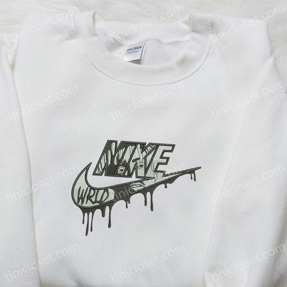 Exclusive Juice Wrld x Nike Embroidered Shirt Sweatshirt and Hoodie: Celebrity Custom Apparel