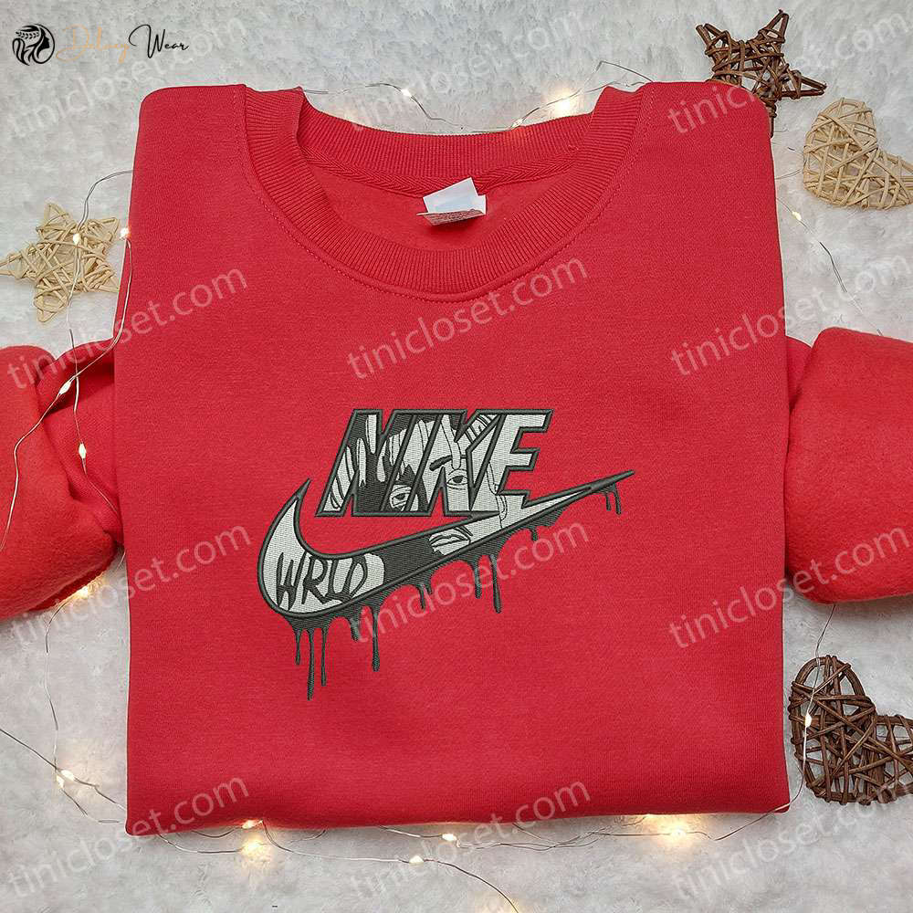 Exclusive Juice Wrld x Nike Embroidered Shirt Sweatshirt and Hoodie: Celebrity Custom Apparel