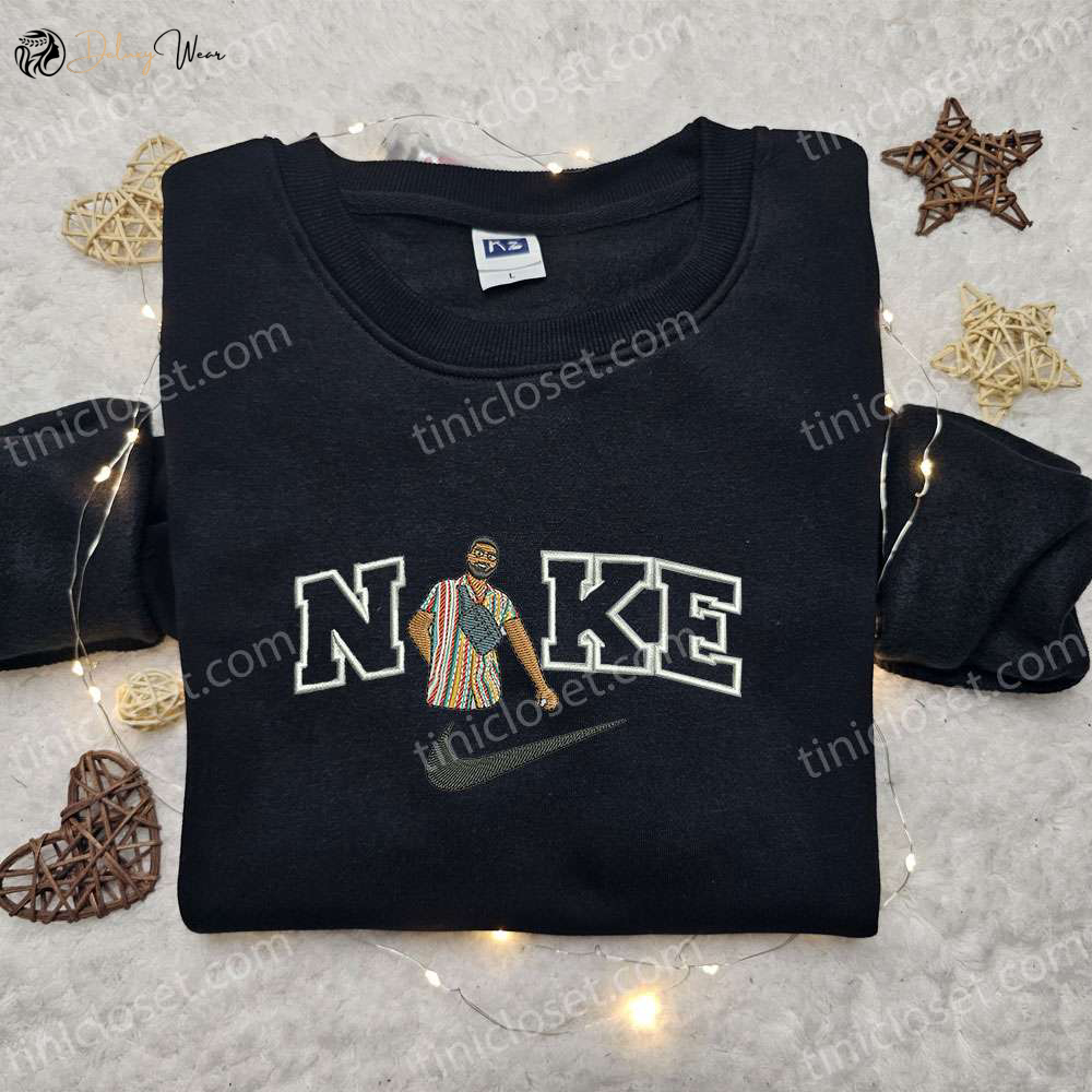 Kanye West x Nike Embroidered Shirt: Celebrity Style meets Nike Inspiration!