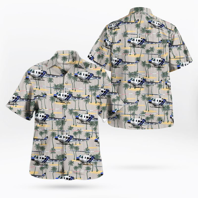 Kern County Fire Department Helicopter Fleet, California Hawaiian Shirt Gift for Men Dad Father Gift for Men Dad Father