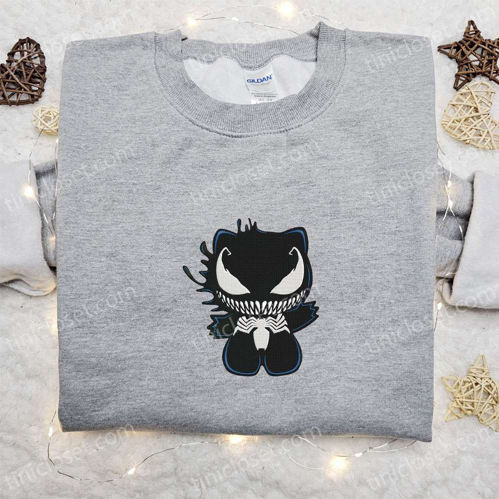 Spooktacular Kitty Venom Embroidered Sweatshirt: Top Halloween Gift Ideas