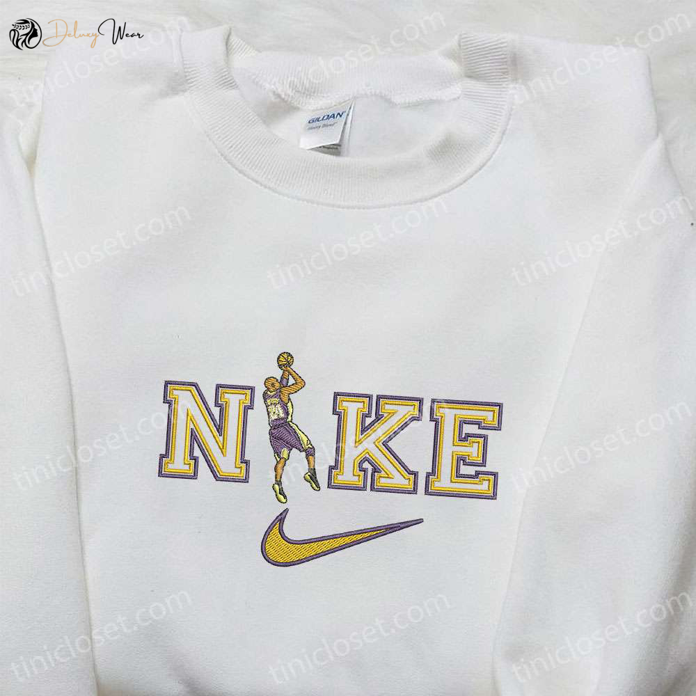 Kobe Bryant x Nike NBA Sport Embroidered Shirt: Best Family Gift Nike Inspired