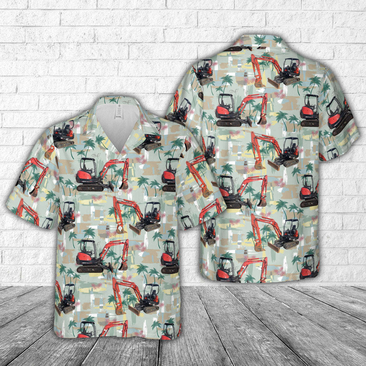 Kubota Excavator – KX91-3 (Super Series 2) Hawaiian Shirt Gift for Men Dad Father Gift for Men Dad Father