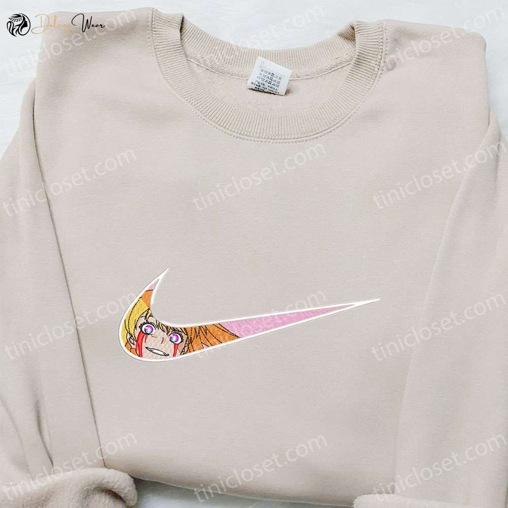 Mao Amatsuka x Nike Swoosh Anime Embroidered Shirt – GJ-bu & Nike Inspired Style