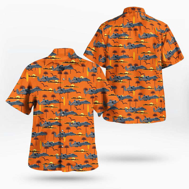 Maryland Air National Guard 175th Wing A-10C Thunderbolt II Hawaiian Shirt Gift for Men Dad Father Gift for Men Dad Father