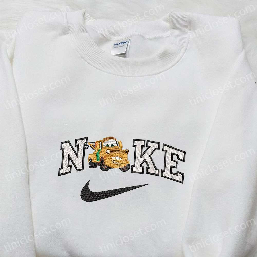 Mater Car x Nike Disney Sweatshirt & Characters T-shirt: Best Family Gift Ideas
