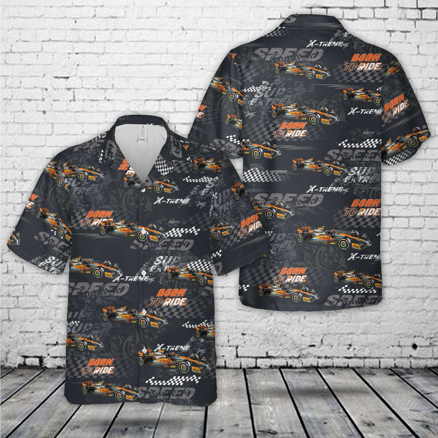 Mclaren MCL60 F1 Formula One 2023 Hawaiian Shirt Gift for Men Dad Father Gift for Men Dad Father