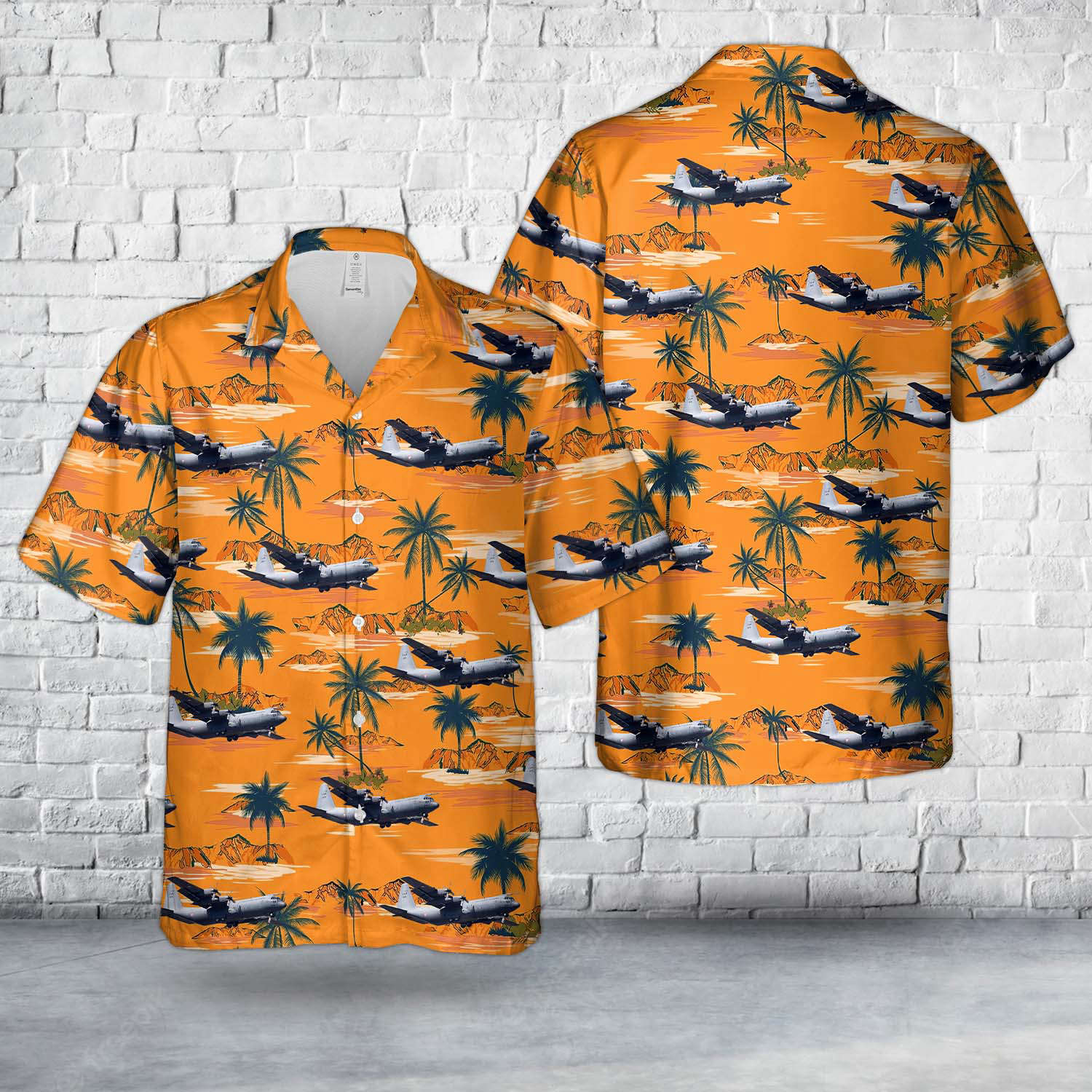 Mexican Air Force Lockheed C-130K-30 Hercules Hawaiian Shirt Gift for Men Dad Father Gift for Men Dad Father