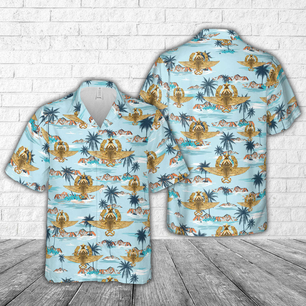 Mexican Army Parachute Riflemen Brigade Hawaiian Shirt Gift for Men Dad Father Gift for Men Dad Father