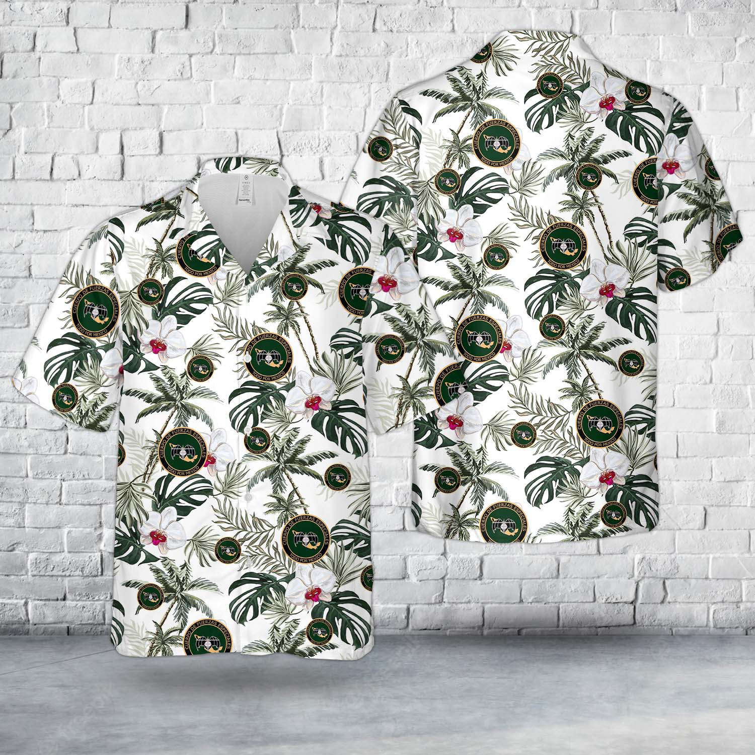 Mexican Army Special Forces Corps (Cuerpo de Fuerzas Especiales) Hawaiian Shirt Gift for Men Dad Father Gift for Men Dad Father