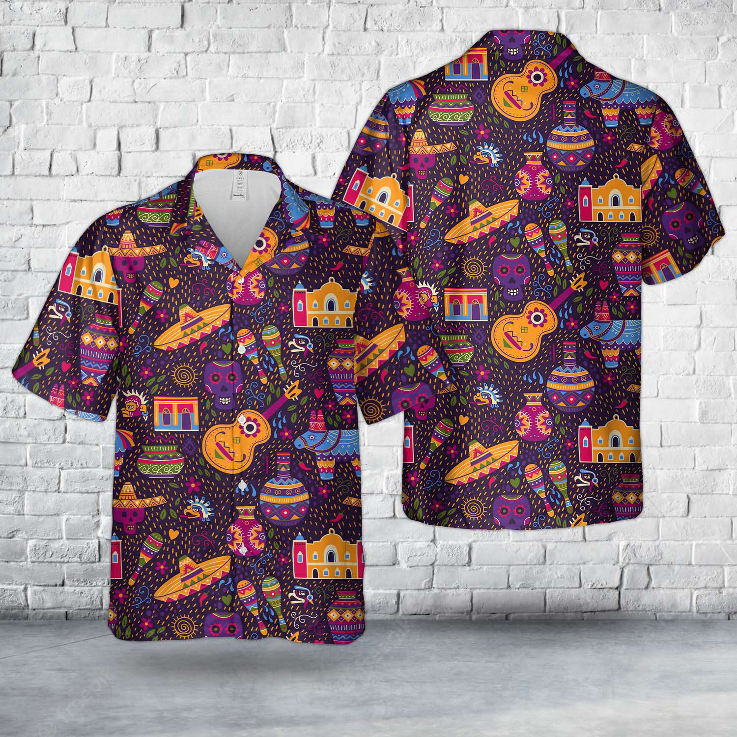 Mexico Seamless Hawaiian Shirt Gift for Men Dad Father Gift for Men Dad Father