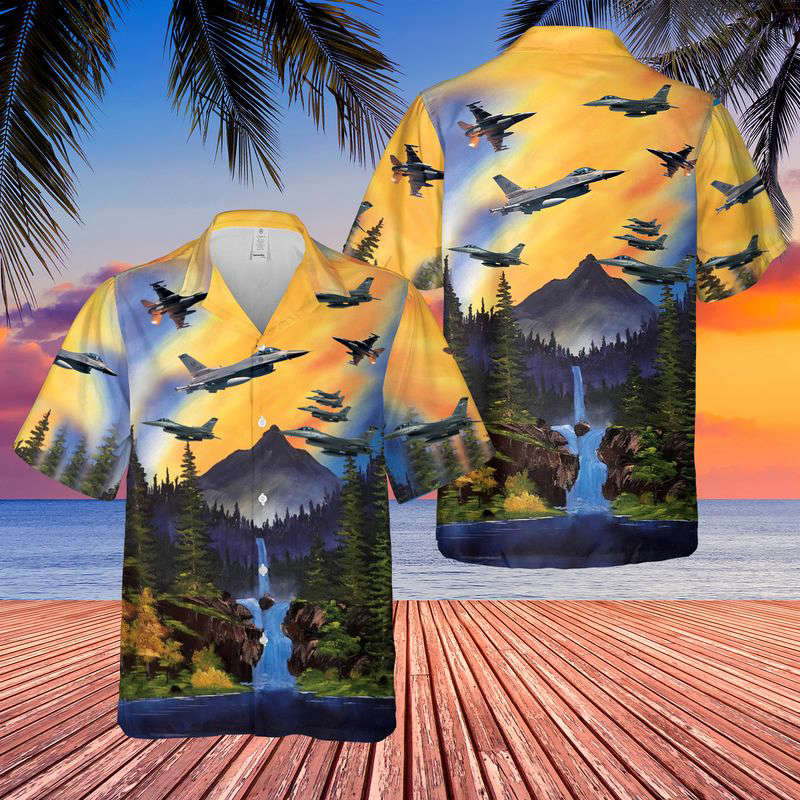 Michigan Air National Guard Hawaiian Shirt Gift for Men Dad Father Gift for Men Dad Father