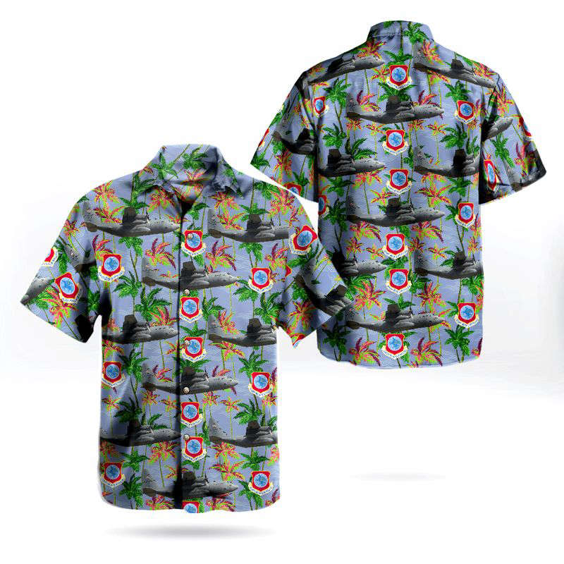 Missouri Air National Guard 139th Airlift Wing Lockheed C-130H Hercules (L-382) Hawaiian Shirt Gift for Men Dad Father Gift for Men Dad Father